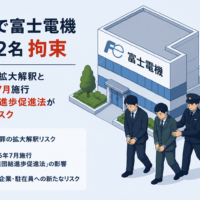 中国で富士電機 社員 2名 拘束-密輸罪の拡大解釈と2026年7月施行 民族団結進歩促進法が生む新リスク