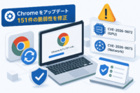 Google、Chromeをアップデート、151件の脆弱性を修正-CVE-2026-9872（GPU）,CVE-2026-9873（Network）