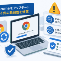 Google、Chromeをアップデート、151件の脆弱性を修正-CVE-2026-9872(GPU),CVE-2026-9873(Network)