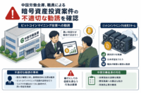 中国労働金庫、職員による暗号資産投資案件の不適切な勧誘を確認-ビットコインマイニング 投資への勧誘