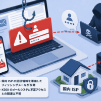 国内 ISP の認証情報を悪用したフィッシングメールが多発-KDDI のメールシステム不正アクセスとの関連は不明