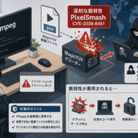 FFmpeg の MagicYUVデコーダーに深刻な脆弱性 PixelSmash-CVE-2026-8461