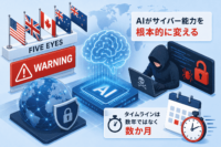 ファイブ・アイズが警告-AIがサイバー攻撃を根本的に変える。タイムラインは数年ではなく数か月