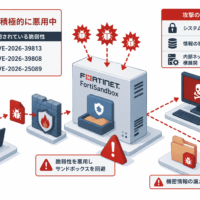 Fortinet FortiSandboxの3件の脆弱性が積極的にサイバー攻撃に悪用中(CVE-2026-39813・39808・25089)