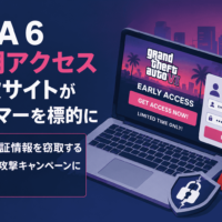 GTA 6 早期アクセス 詐欺 サイトがゲーマーを標的に-認証情報を窃取するサイバー攻撃 キャンペーンに注意