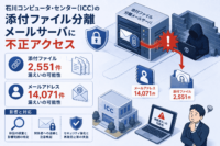 石川コンピュータ・センター（ICC）の添付ファイル分離メールサーバに不正アクセス-添付ファイル2,551件・メールアドレス14,071件が漏えいの可能性