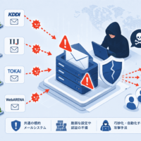 日本のメール基盤に相次ぐ サイバー攻撃- KDDI・IIJ・TOKAIコミュニケーションズ・WebARENAの4事案を整理