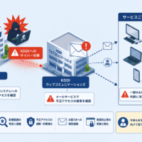 KDDI ウェブコミュニケーションズのメールサービスで不正アクセスの被害-KDDIのサイバー攻撃から影響