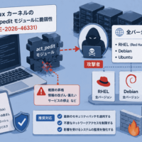 Linux カーネルの act_pedit モジュールに脆弱性(CVE-2026-46331)-RHEL・Debian・Ubuntu 全バージョンに影響