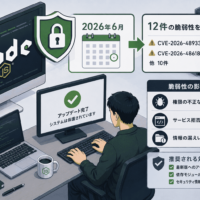 Node.js、2026年6月のセキュリティリリースで12件の脆弱性を修正(CVE-2026-48933,CVE-2026-48618)他