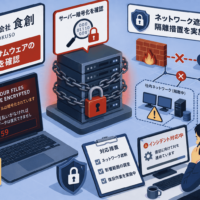 株式会社食創でランサムウェアの被害、サーバー暗号化を確認しネットワーク遮断・隔離措置