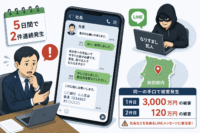 秋田県内で社長なりすましLINE詐欺が5日間で2件連続発生-同一の手口で3,000万円と120万円の被害