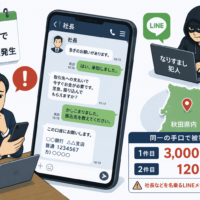 秋田県内で社長なりすましLINE詐欺が5日間で2件連続発生-同一の手口で3,000万円と120万円の被害