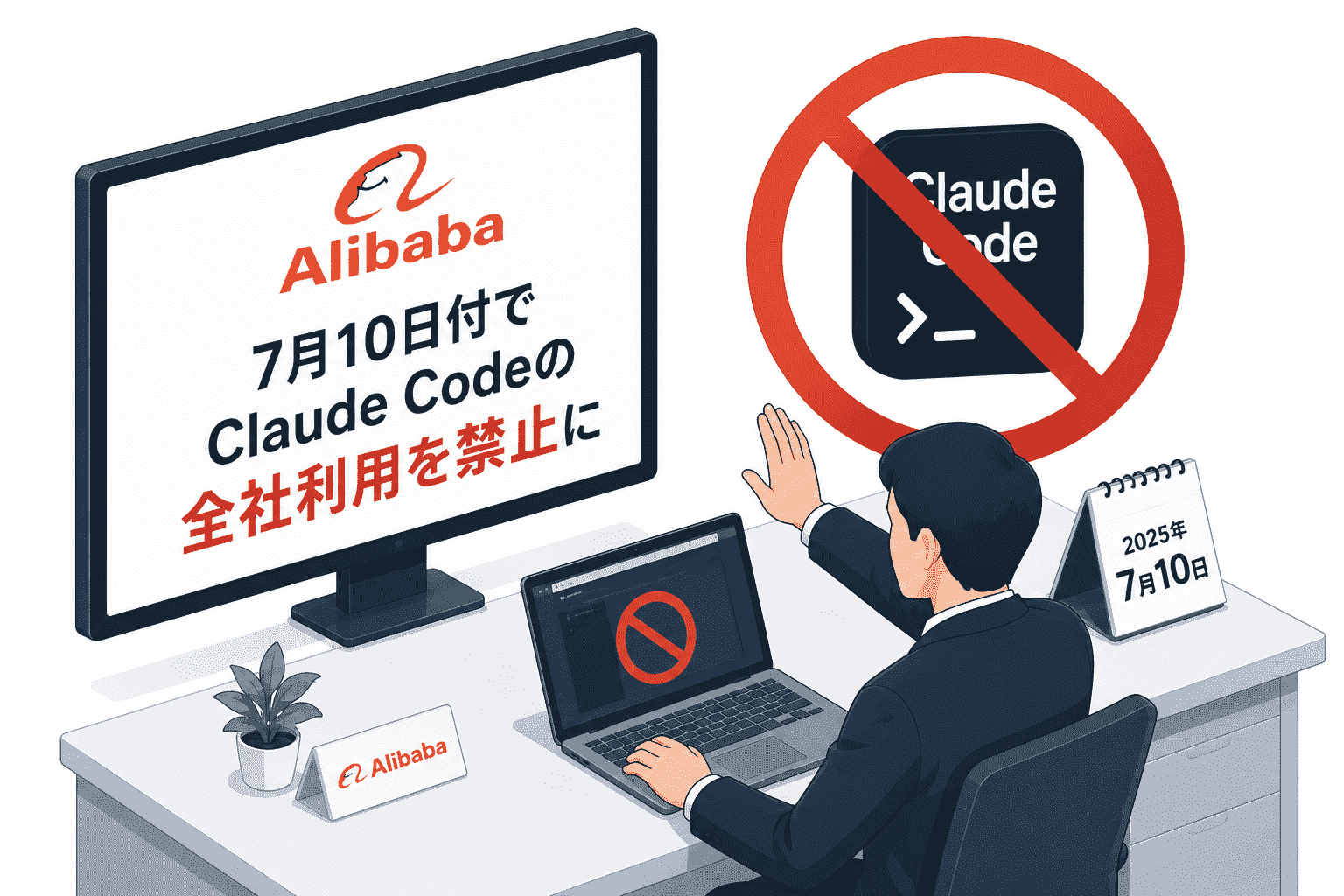 アリババが7月10日付でClaude Codeの全社利用を禁止に