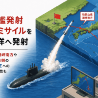 中国、弾道 ミサイルを太平洋へ発射-和歌山県 潮岬南方や奄美群島東側の日本 EEZへの落下の可能性も