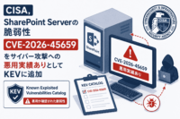 CISA、SharePoint Serverの脆弱性 CVE-2026-45659をサイバー攻撃への悪用実績ありとしてKEVに追加