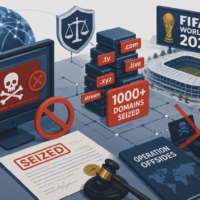 米司法省、FIFAワールドカップ 2026の違法ストリーミング1,000超のドメインを差し押さえ-史上最大の海賊版対策「Operation Offsides」の全貌