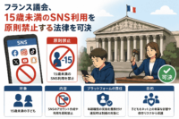 フランス、15歳未満のSNS利用を原則禁止する法律を可決