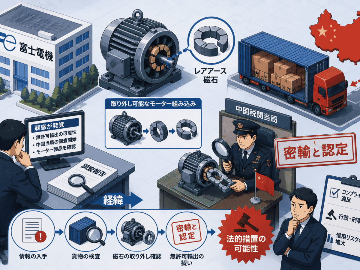 富士電機のレアアース磁石 無許可輸出 疑惑、発覚の経緯が判明