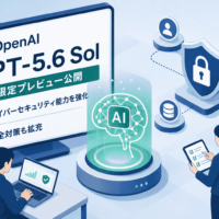 OpenAI、GPT-5.6 Solを限定プレビュー公開 サイバーセキュリティ能力を強化しつつ安全対策も拡充