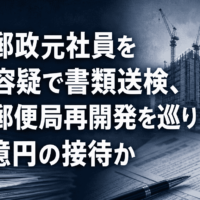 日本郵政元社員を収賄容疑で書類送検、麹町郵便局再開発を巡り約1億円の接待か