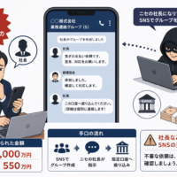 鹿児島 県内2社がニセの社長を騙る詐欺の被害-SNSグループ作成から1,000万円と550万円をだまし取られる
