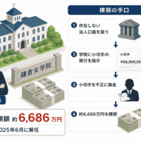 鎌倉女学院、元理事長が約6,686万円を横領-存在しない法人口座を装い小切手を発行させる手口、6月に解任