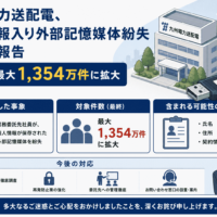 九州電力送配電、個人情報 入り外部記憶媒体紛失 の最終報告-対象は最大1,354万件に拡大