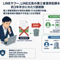 LINEヤフー、LINE広告の第三者提供記録を約3年半分にわたり誤削除―個人情報保護法が保存を義務づける記録が対象、開示請求時の履歴が不完全になる可能性