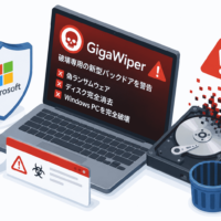 Microsoft、破壊専用の新型バックドア GigaWiperを警告-偽ランサムウェアやディスク完全消去でWindows PCを完全破壊