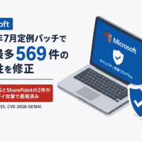 Microsoft、2026年7月定例パッチで史上最多569件の脆弱性を修正-AD FSとSharePointの2件がゼロデイ攻撃で悪用済み(CVE-2026-56155, CVE-2026-56164)