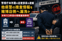 警視庁本所署の巡査部長を逮捕、他県警の捜査情報を賭博店側へ漏洩か-半年で3件目の情報漏洩事件