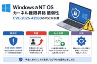 WindowsのNT OSカーネル権限昇格 脆弱性 CVE-2026-42980のPoCが公開