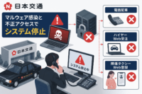 日本交通、マルウェア感染と不正アクセスでシステム停止-電話配車やハイヤーWeb受注、陣痛タクシーWeb登録に影響日本交通、マルウェア感染と不正アクセスでシステム停止-電話配車やハイヤーWeb受注、陣痛タクシーWeb登録に影響