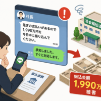 大分県の社会福祉法人が社長を騙るLINE 詐欺で1,990万円被害
