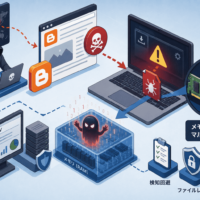 PureLogsの新たな配布手口VEIL#DROP、Google Blogspotを悪用しメモリ上だけでマルウェアを実行