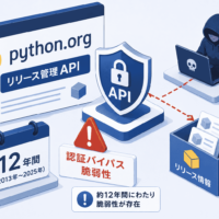 python.org のリリース管理 API に 認証バイパス 脆弱性が12年間存在