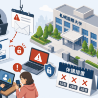 札幌国際大学、フィッシング被害でアカウント乗っ取り-感染拡大リスクを踏まえ3日間の休講措置