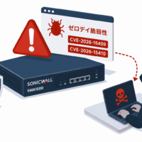 SonicWall SMA1000にゼロデイ 脆弱性既にサイバー攻撃へ悪用(CVE-2026-15409, CVE-2026-15410)