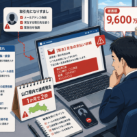 山口市の法人が9600万円をだまし取られる-1か月で2件、山口県内で連続するBEC詐欺の手口を解説