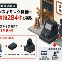「ヨプの王豚塩焼 赤坂店」従業員がスキミング機器でカード情報284件を窃取-発覚から公表まで約1年9カ月
