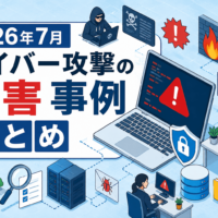 2026年7月 サイバー攻撃の被害 事例 まとめ