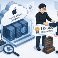 Apple Private Cloud Computeの脆弱性 CVE-2026-20685の発見者へAppleから報奨金 15万ドル（約2,400万円）