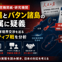 中国の党機関紙・研究機関、沖縄とバタン諸島の帰属に疑義　日比海洋境界交渉を巡るナラティブ戦を分析