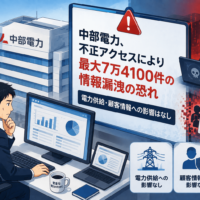 中部電力、不正アクセスにより最大7万4100件の情報漏洩の恐れ 電力供給・顧客情報への影響はなし