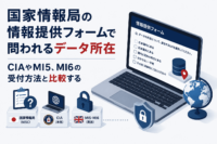 国家情報局の情報提供フォームで問われるデータ所在　CIAやMI5、MI6の受付方法と比較する