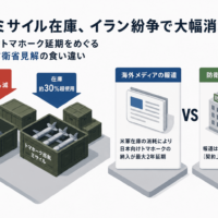 米軍ミサイル在庫、イラン紛争で大幅消耗 -日本向けトマホーク延期をめぐる報道と防衛省見解の食い違い