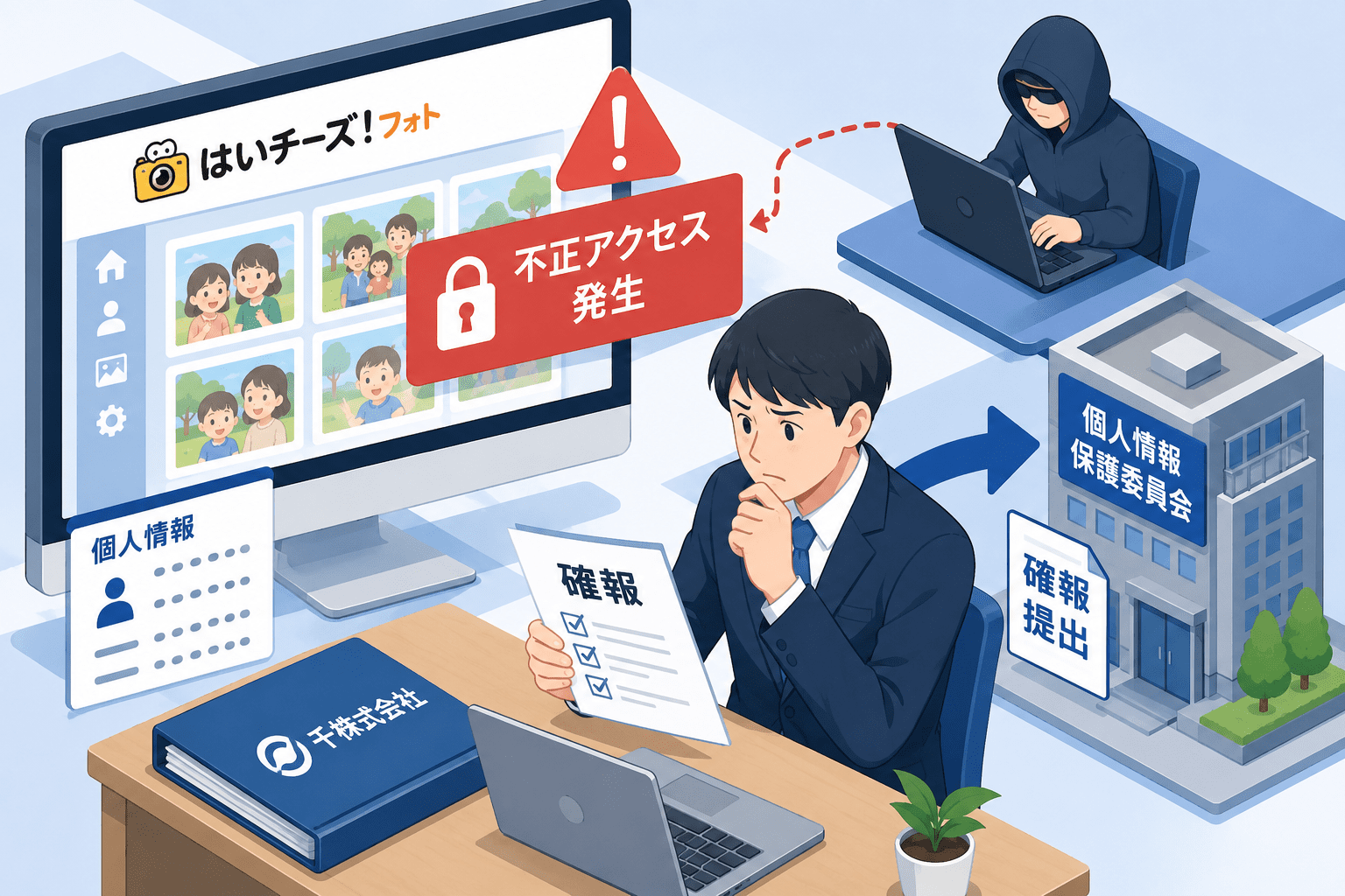 千株式会社、「はいチーズ！フォト」への不正アクセスで個人情報保護委員会へ確報を提出