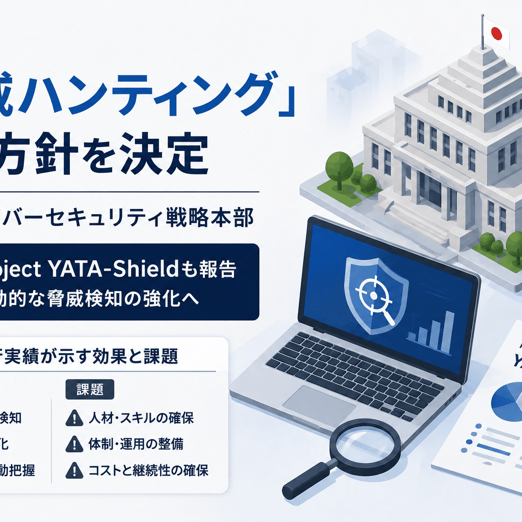 政府が「脅威ハンティング」基本方針を決定-第6回サイバーセキュリティ