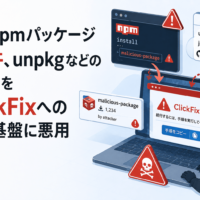 悪性npmパッケージ24件、unpkgなどのミラーをClickFixへの誘導基盤に悪用　